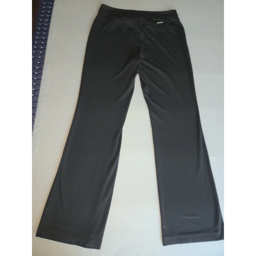 MICHAEL KORS Womens Black Stretch Dress Pants Sz 14W Flare Bootcut Slacks